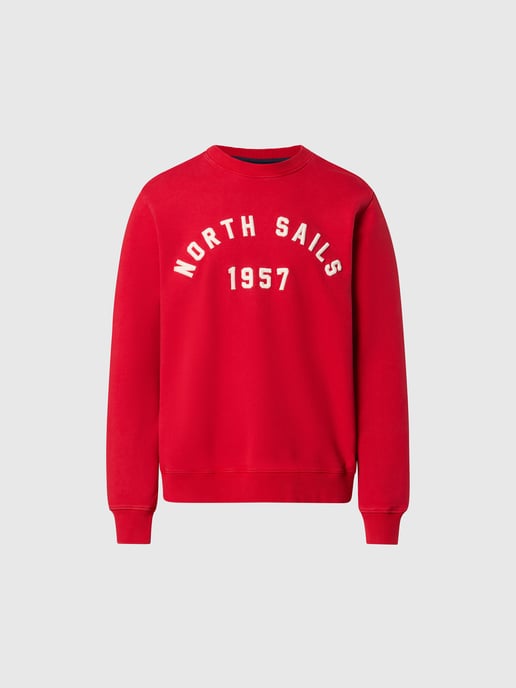 North Sails Hoodie Hoodie met geborduurde letters - Image 3