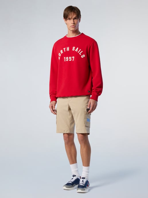 North Sails Hoodie Hoodie met geborduurde letters - Image 5