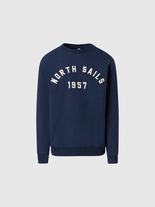 North Sails Hoodie Hoodie met geborduurde letters - Image 3