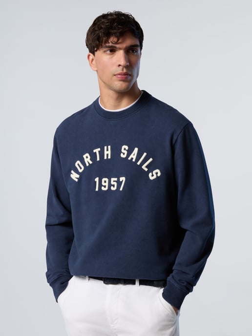 North Sails Hoodie Hoodie met geborduurde letters - Image 4