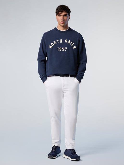 North Sails Hoodie Hoodie met geborduurde letters - Image 5