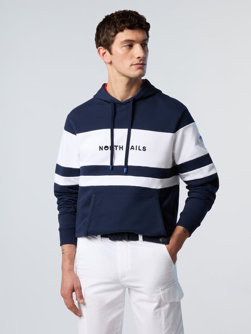 North Sails Hoodie Strepen aan de voorkant - Image 4