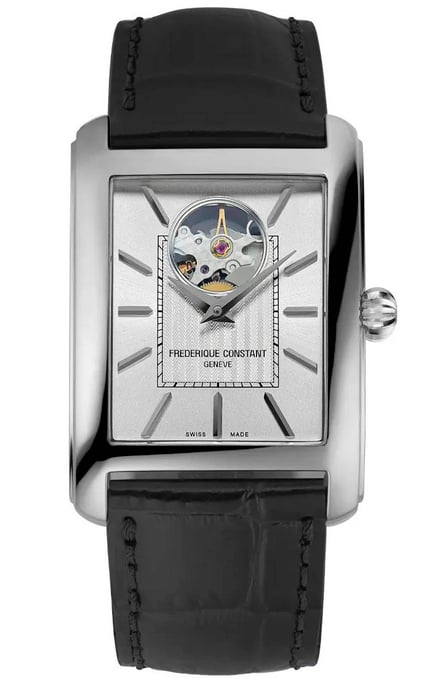 Frédérique Constant Carree Heart Beat Heren Horloge Zwart FC-311S4C26 - Image 1