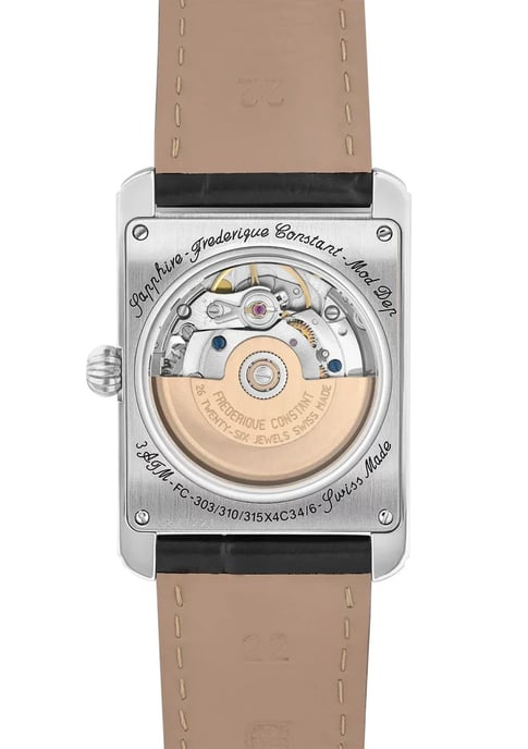 Frédérique Constant Carree Heart Beat Heren Horloge Zwart FC-311S4C26 - Image 2
