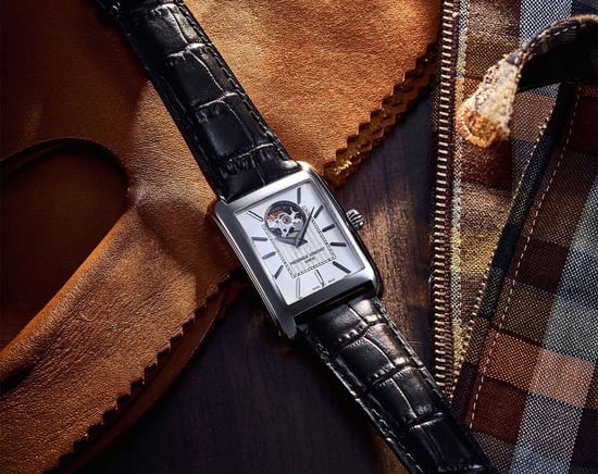 Frédérique Constant Carree Heart Beat Heren Horloge Zwart FC-311S4C26 - Image 3