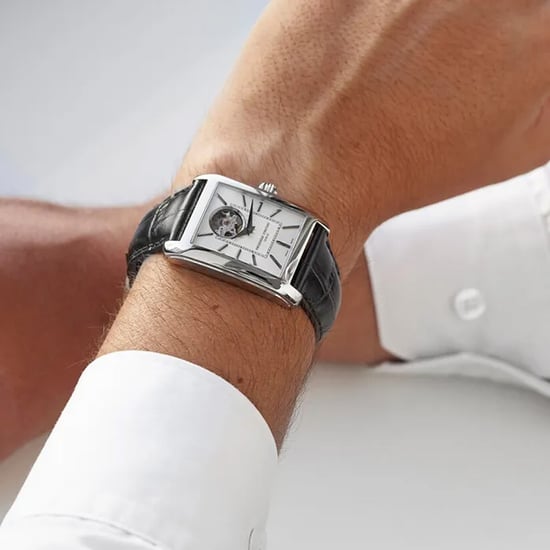Frédérique Constant Carree Heart Beat Heren Horloge Zwart FC-311S4C26 - Image 4
