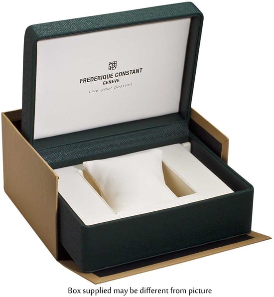 Frédérique Constant Carree Heart Beat Heren Horloge Blauw FC-311N4C26 - Image 5