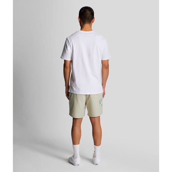 Herenbroek Lyle And Scott Thistle Club geborduurd in crème - Image 3