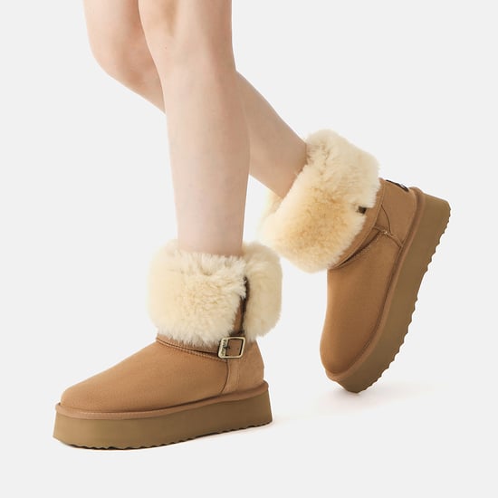 EVER AU Australia Dames Brush 3-Way Style Platform Mid Boots - Image 3