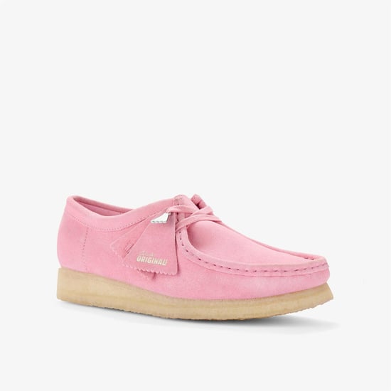 Clarks Originals Wallabee Suède Dames Roze Schoenen - Image 1
