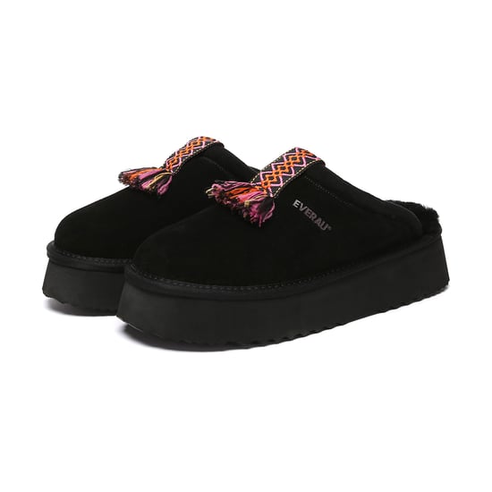 EVER AU Australië Dames Caspian Platform Schapenvacht Slippers - Image 4