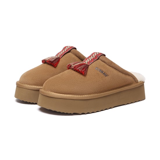EVER AU Australië Dames Caspian Platform Schapenvachten Slippers - Image 4