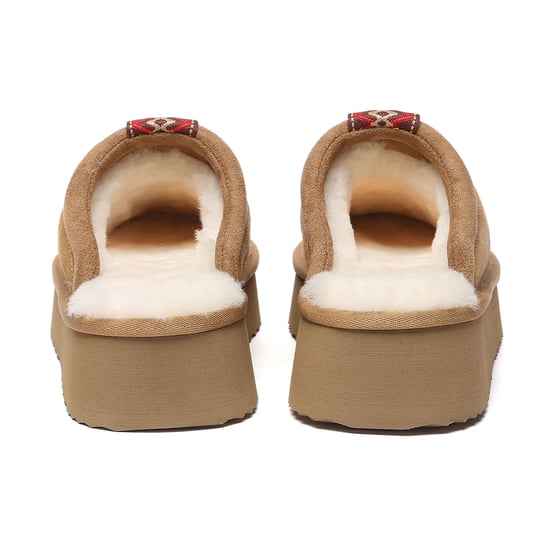 EVER AU Australië Dames Caspian Platform Schapenvachten Slippers - Image 5
