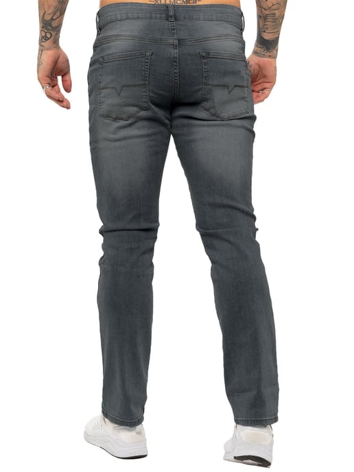 Kruze Heren Rechte Benen Stretch Jeans - Image 3