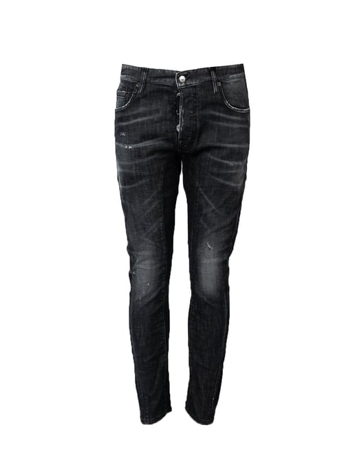 Dsquared2 Jeans Tidy Biker Jean Mannen zwart - Image 1