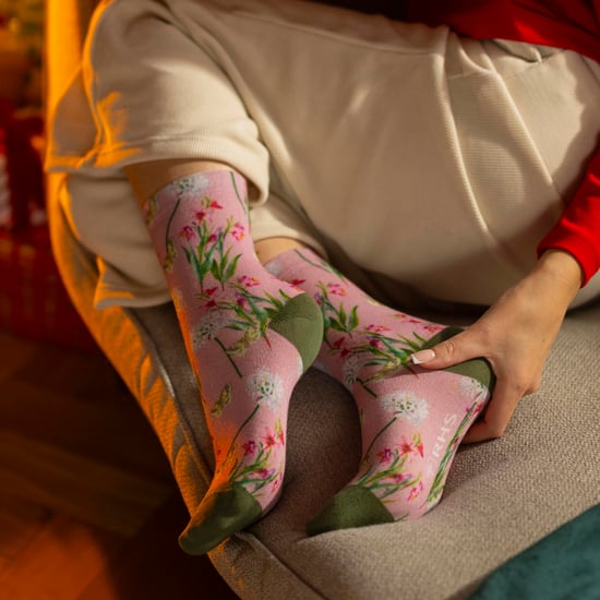 Dames Funnysokken | Grappige Kleurige Bloemenpatroon Sokken 4-7 VK - Image 3