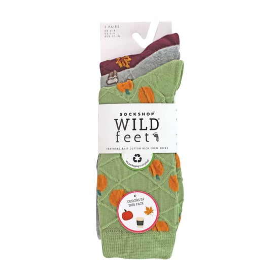 3-Pack Dames Modieuze Textuur Gebreide Katoenen Sokken - Image 2