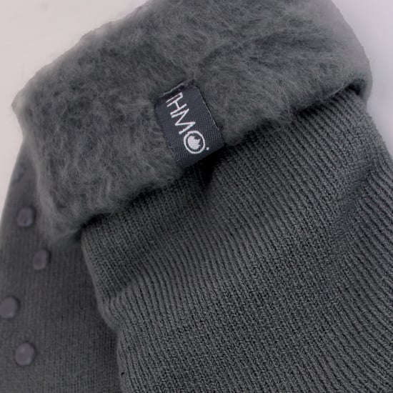 1 Pack Heren Zachte Pluche Gevoerde Slippersokken - Image 3