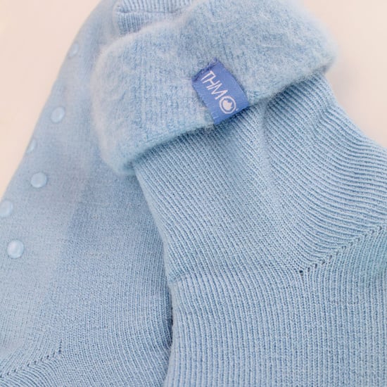 1 Pack Dames Zachte Pluche Gevoerde Slippersokken - Image 3