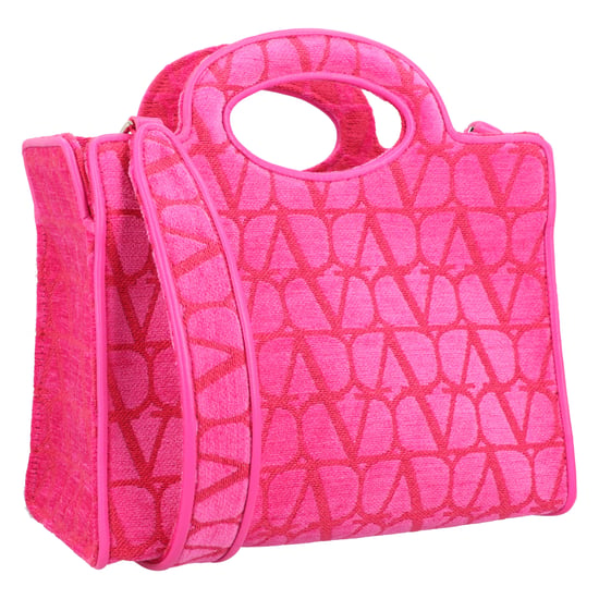 Valentino Garavani VLogo Monogram The Third open-top shoulder bag - Image 2