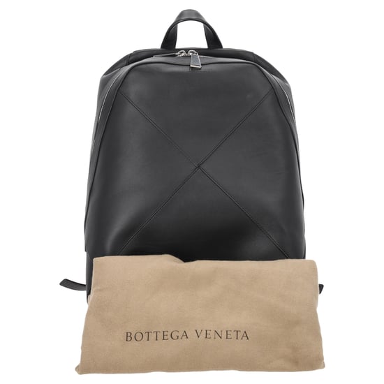 Bottega Veneta Intrecciato Rugzak in Zwart Leer - Image 5