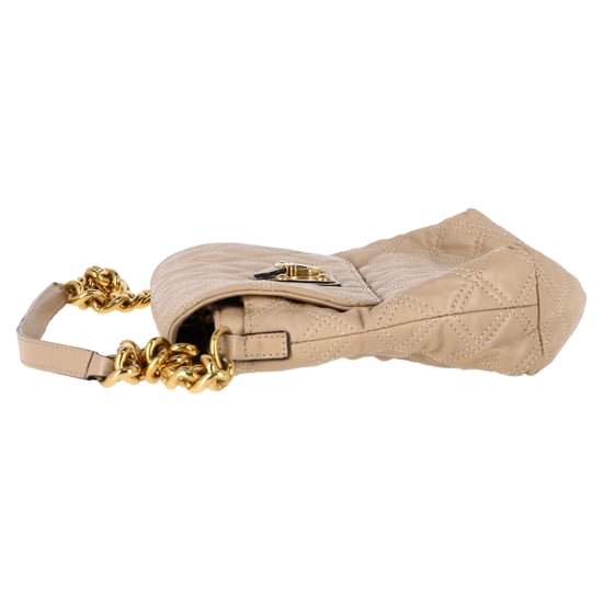 Marc Jacobs Gequilted Schoudertas in Beige Leer - Image 3