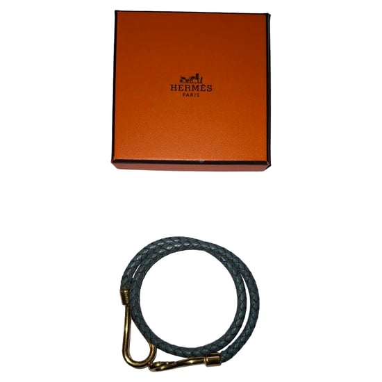 Hermès Jumbo H Armband in Blauw Leer - Image 2