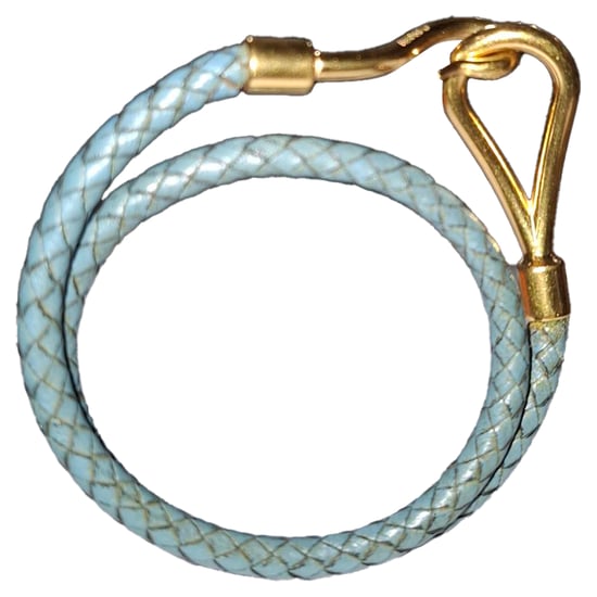 Hermès Jumbo H Armband in Blauw Leer - Image 3