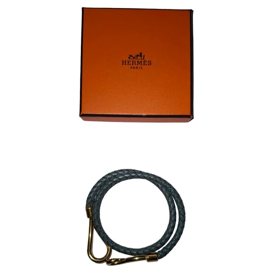 Hermès Jumbo H Armband in Blauw Leer - Image 5