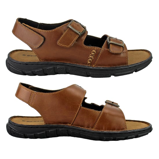 Heren Zomer Strand Leren Sandalen - Image 3