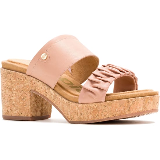 Hush Puppies Poppy Leren Dames Cafe Creme Sandalen - Image 1