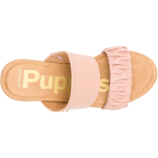 Hush Puppies Poppy Leren Dames Cafe Creme Sandalen - Image 3