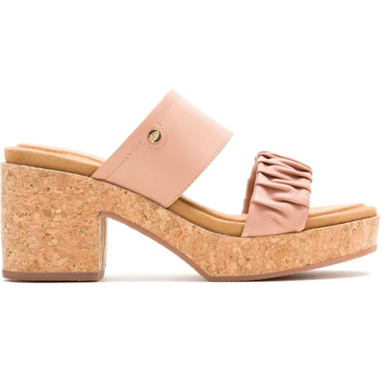 Hush Puppies Poppy Leren Dames Cafe Creme Sandalen - Image 5
