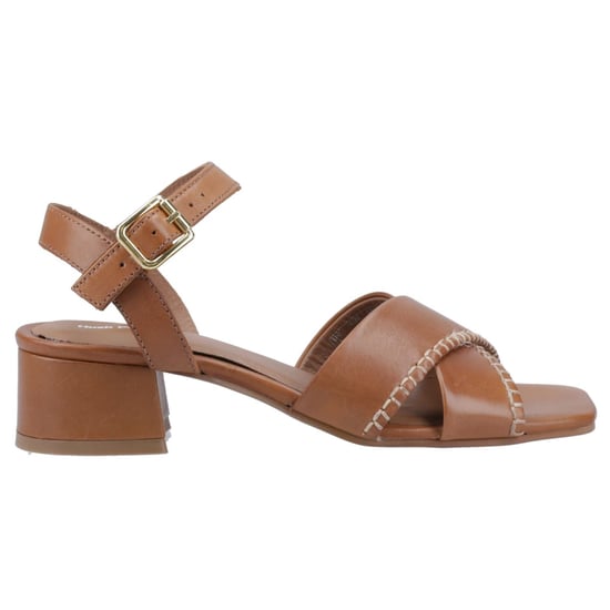 Hush Puppies Lyla Hielled Leren Dames Tan Sandalen - Image 5
