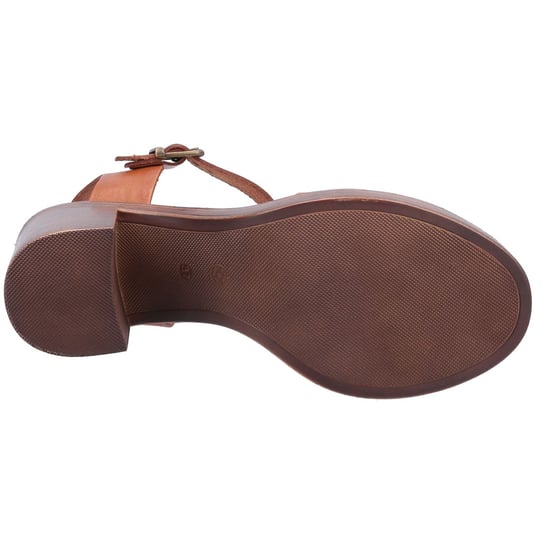 Hush Puppies Georgia Leren Dames Tan Sandalen - Image 3