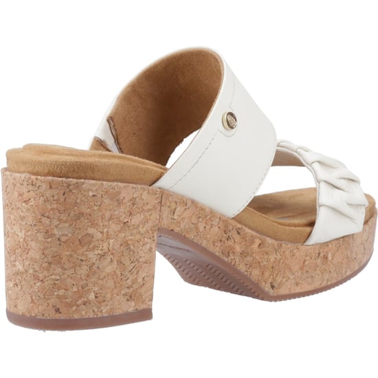 Hush Puppies Poppy Leren Dames Crème Sandalen - Image 2