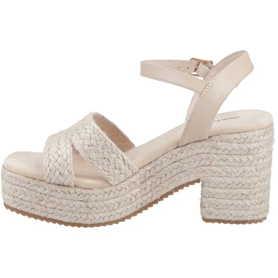 Hush Puppies Jamelia Espadrille Hak Textiel Dames Nude Sandalen - Image 4