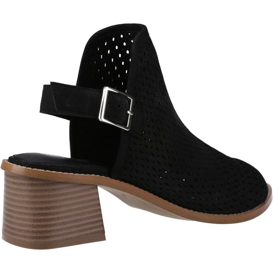 Hush Puppies Louise Hakken Leer Dames Zwarte Sandalen - Image 2