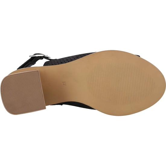 Hush Puppies Louise Hakken Leer Dames Zwarte Sandalen - Image 3