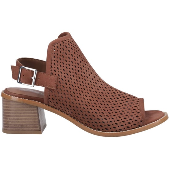 Hush Puppies Louise Hakken Leren Dames Bruine Sandalen - Image 5