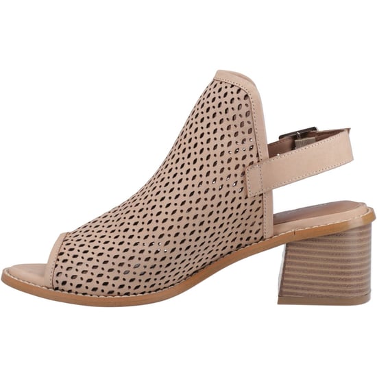 Hush Puppies Louise Geleerd Dames Taupe Sandalen met Hak - Image 4