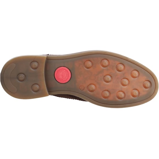 Base London Hatfield Lederen Herenschoenen In Verbrand Bruin Met Brogue-Details - Image 3