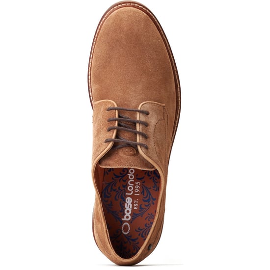 Base London Mawley Leren Heren Gemberkleurige Oxford Schoenen - Image 4