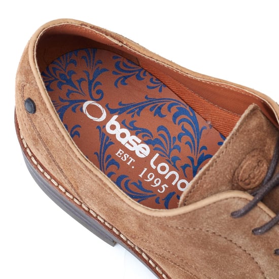 Base London Mawley Leren Heren Gemberkleurige Oxford Schoenen - Image 6