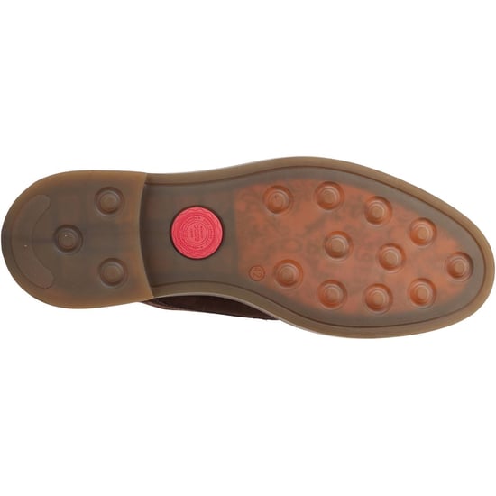Base London Mawley Leren Herenschoenen In Verbrand Bruin Oxford-Model - Image 3