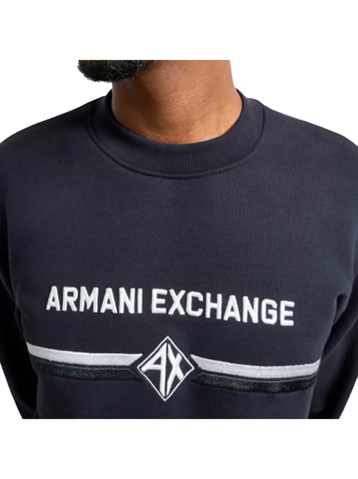 Armani Exchange herensweatshirt met ruitpatroon - Image 2