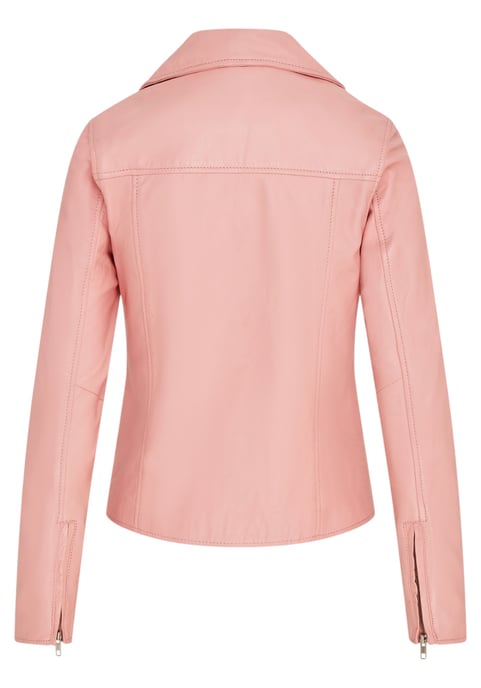 Babyroze klassieke Brando biker leren jas voor dames - Broome - Image 4