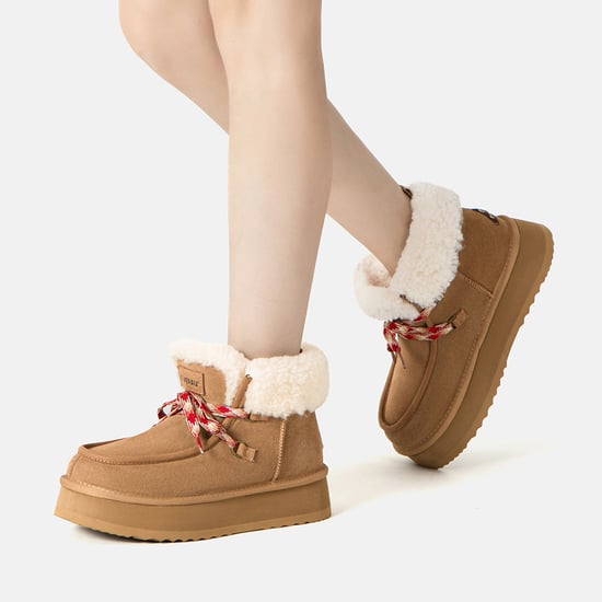 EVER AU Dames enkelboots met plateauzool – Lapwing - Image 2