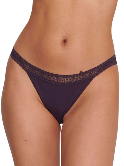 GO Ribbed Tanga Briefs 2 Pack - Image 2