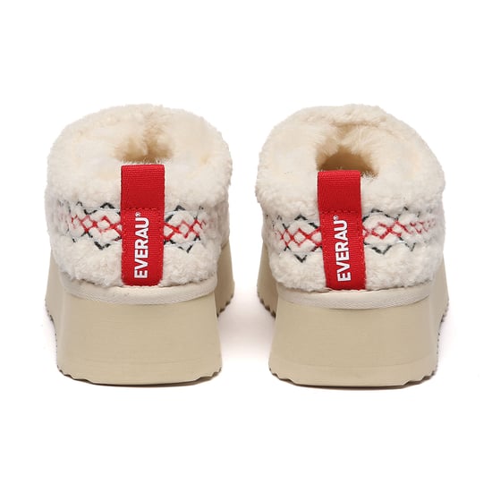 EVER AU Australië Dames Lewin Pluche Enkellaars Platform Slippers - Image 5